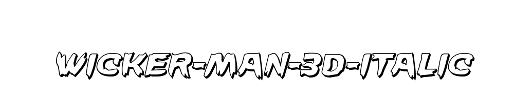 Wicker-Man-3D-Italic