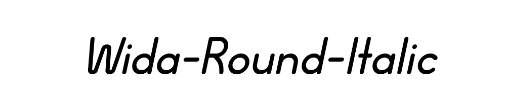 Wida-Round-Italic