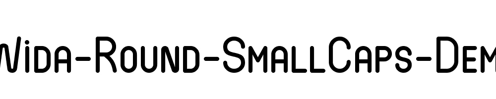 Wida-Round-SmallCaps-Demo