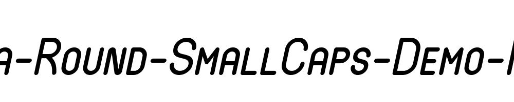 Wida-Round-SmallCaps-Demo-Italic