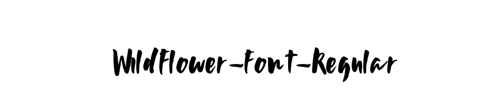 Wildflower-Font-Regular