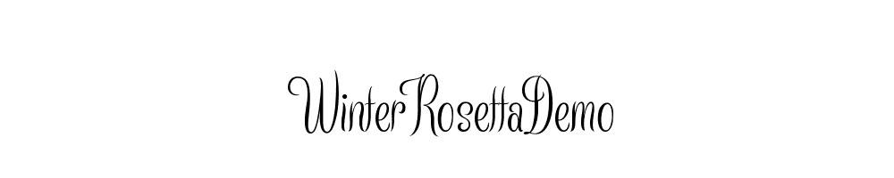 WinterRosettaDemo