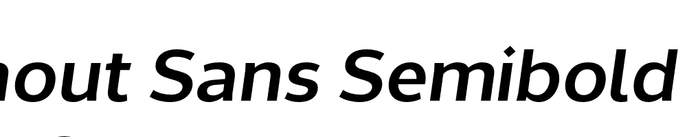  DEMO Without Sans Semibold Italic Regular