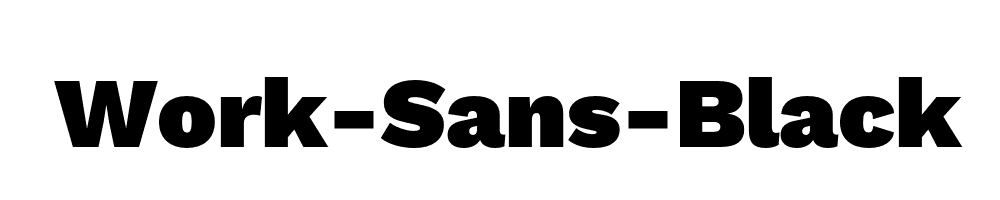 Work-Sans-Black