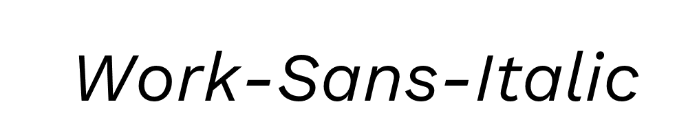 Work-Sans-Italic