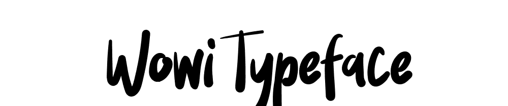 Wowi Typeface