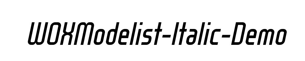 WOXModelist-Italic-Demo