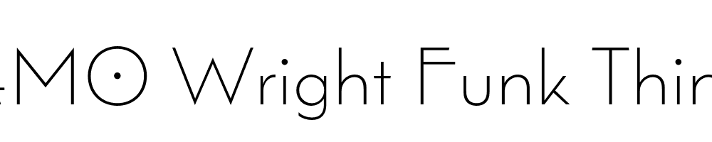 FSP DEMO Wright Funk Thin Regular