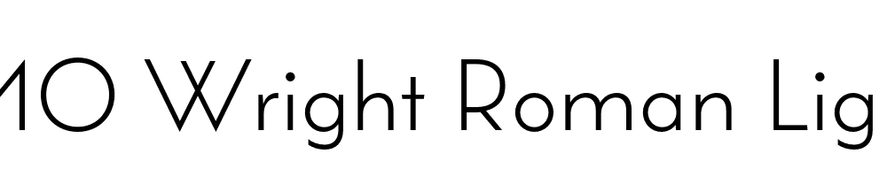 FSP DEMO Wright Roman Light Regular