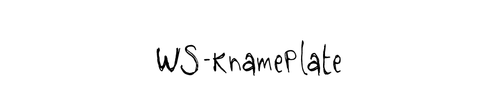 WS-KnamePlate