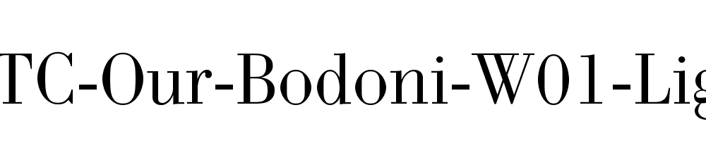 WTC-Our-Bodoni-W01-Light