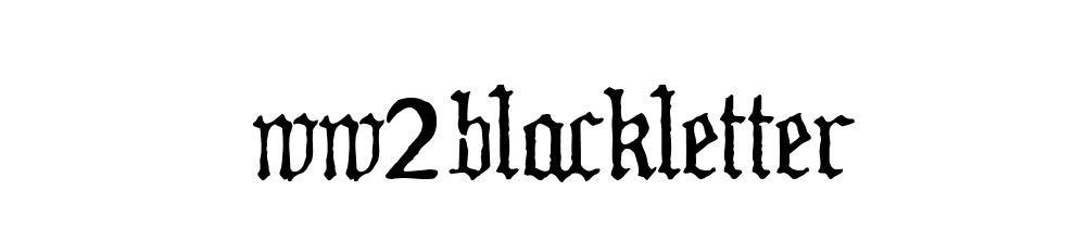 Ww2blackletter