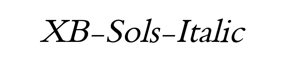 XB-Sols-Italic