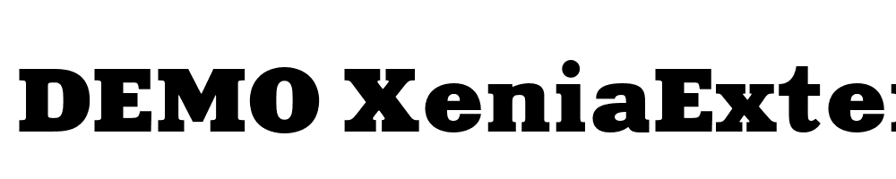  DEMO XeniaExtended Regular