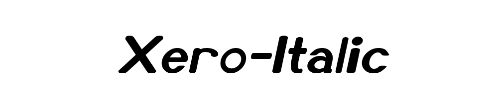 Xero-Italic