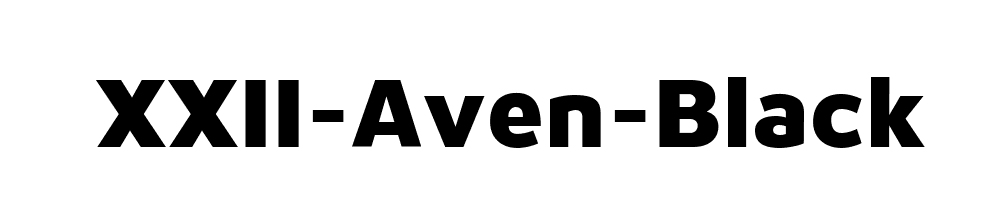 XXII-Aven-Black