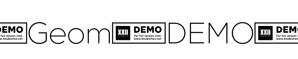 XXII-Geom-DEMO-Light