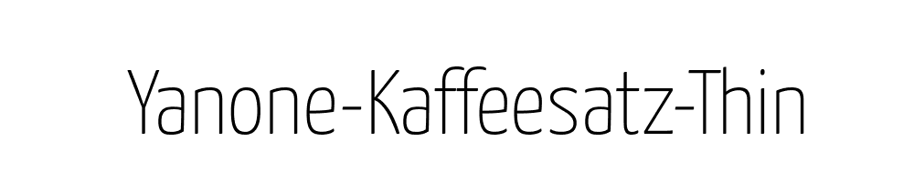 Yanone-Kaffeesatz-Thin