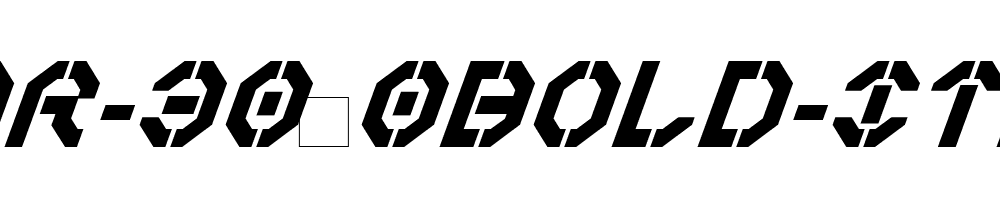 Year-3000Bold-Italic