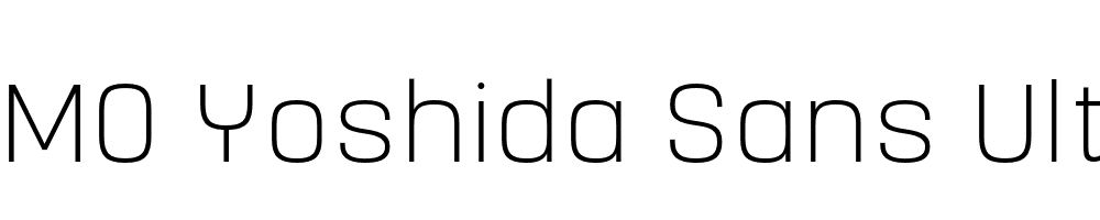  DEMO Yoshida Sans Ultra Light Regular