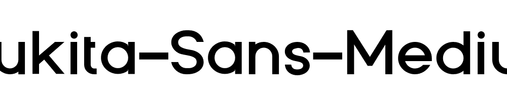 Yukita-Sans-Medium