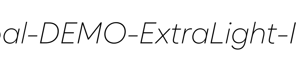 Zabal-DEMO-ExtraLight-Italic