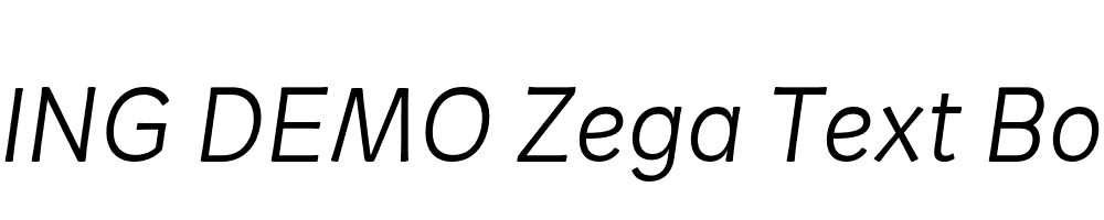  DEMO Zega Text Book Regular