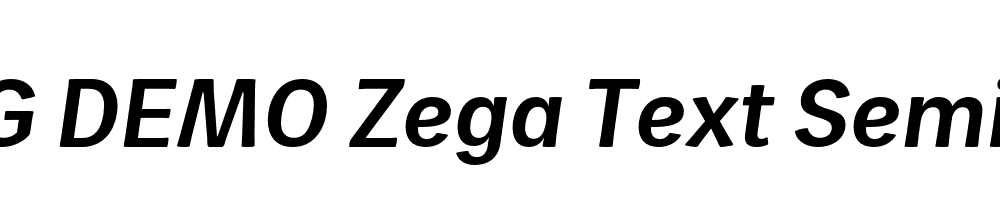  DEMO Zega Text Semibold Regular