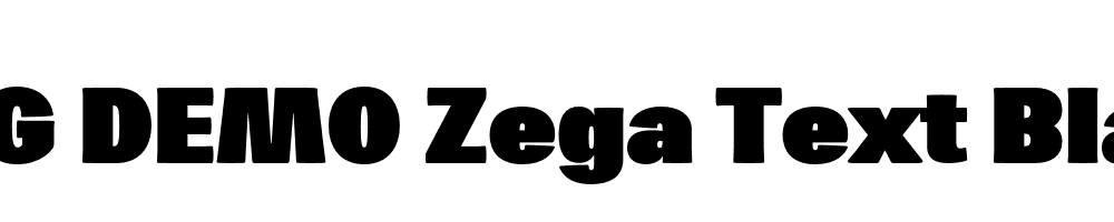  DEMO Zega Text Black Regular