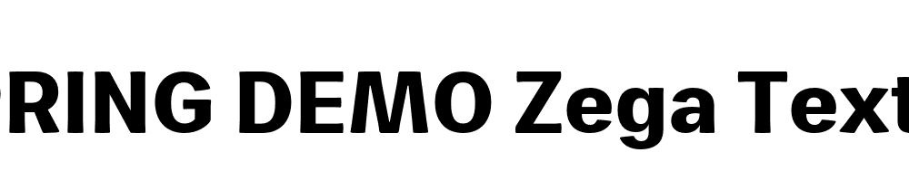  DEMO Zega Text Regular