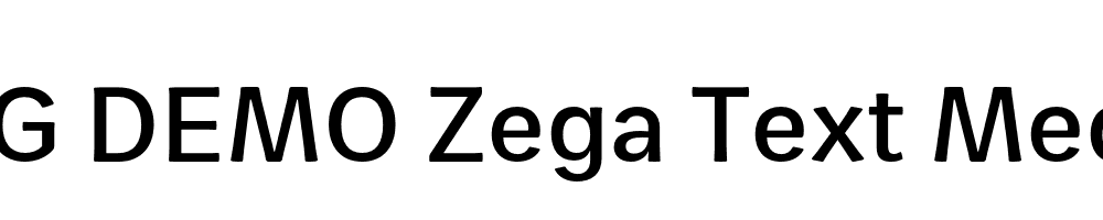  DEMO Zega Text Medium Regular