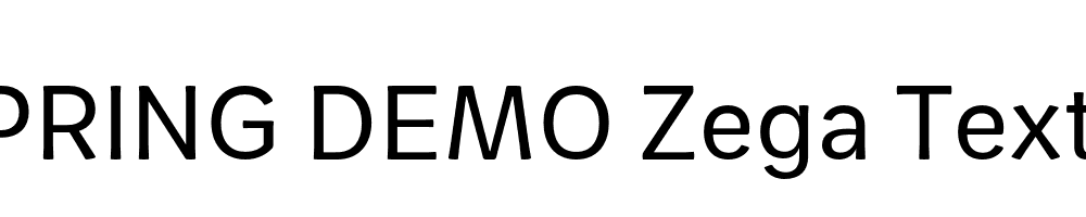  DEMO Zega Text Regular