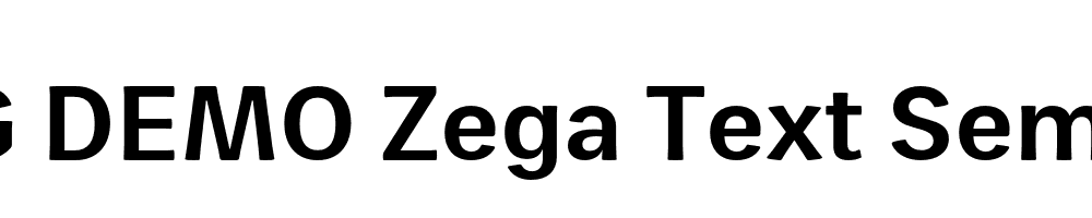  DEMO Zega Text Semibold Regular