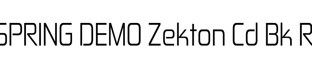  DEMO Zekton Cd Bk Regular