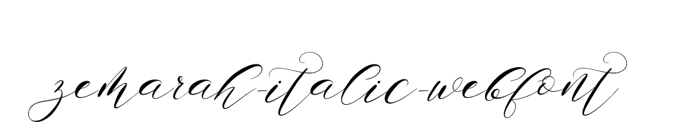 zemarah-italic-webfont