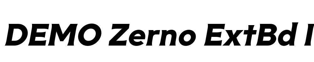 FSP DEMO Zerno ExtBd Italic