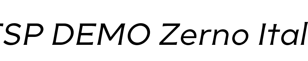 FSP DEMO Zerno Italic