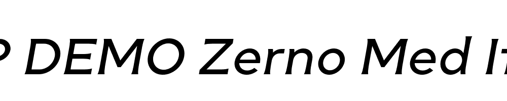 FSP DEMO Zerno Med Italic