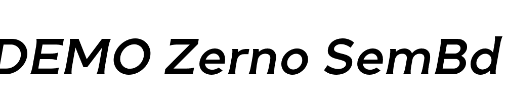 FSP DEMO Zerno SemBd Italic