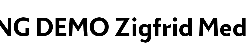  DEMO Zigfrid Medium Regular