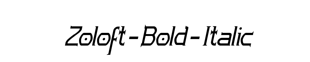 Zoloft-Bold-Italic