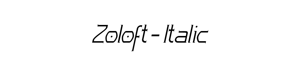 Zoloft-Italic