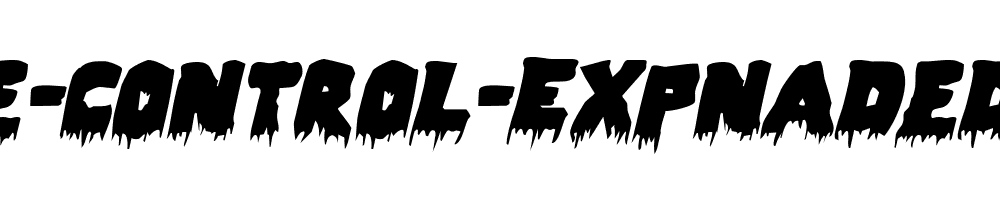 Zombie-Control-Expnaded-Italic