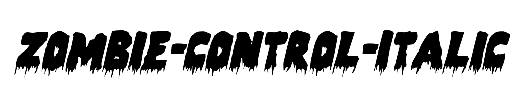 Zombie-Control-Italic