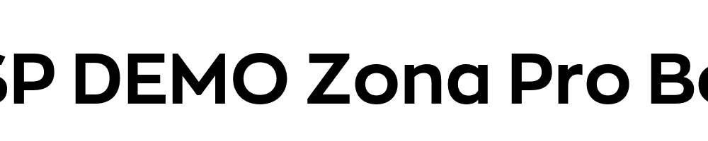 FSP DEMO Zona Pro Bold