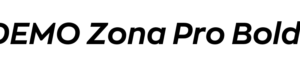 FSP DEMO Zona Pro Bold Italic