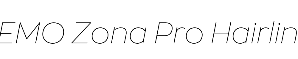 FSP DEMO Zona Pro Hairline Italic