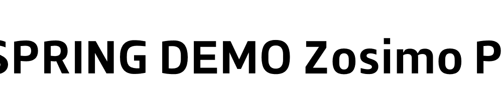  DEMO Zosimo Pro Bold