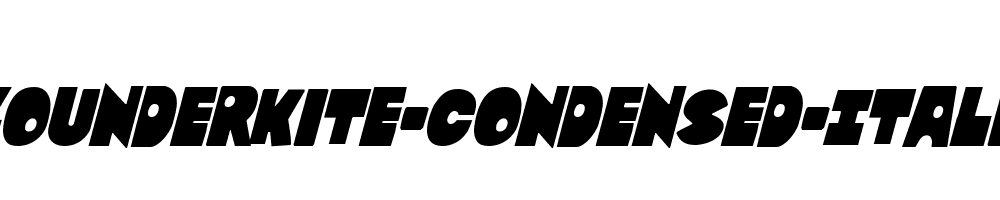 Zounderkite-Condensed-Italic