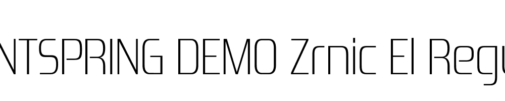  DEMO Zrnic El Regular